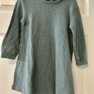 NWOT Cozy Gray Kids Dress